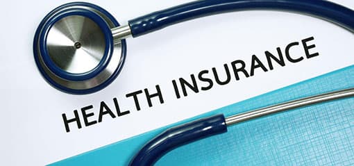health insurance background with stethescope